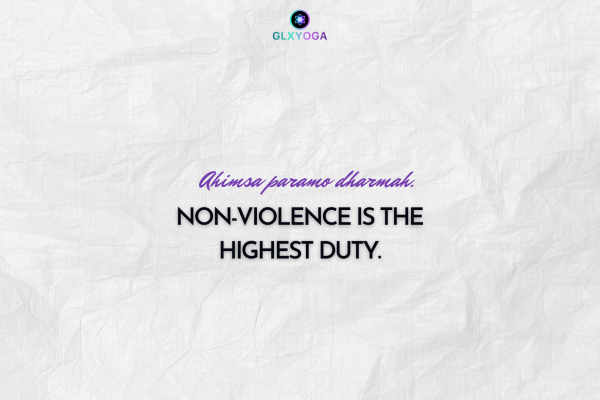 Non-violence is the highest duty