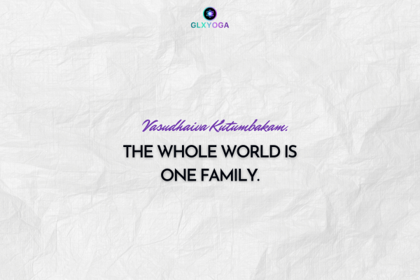 The whole world is one family