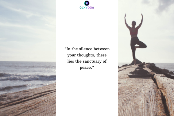 In the silence between your thoughts, there lies the sanctuary of peace.